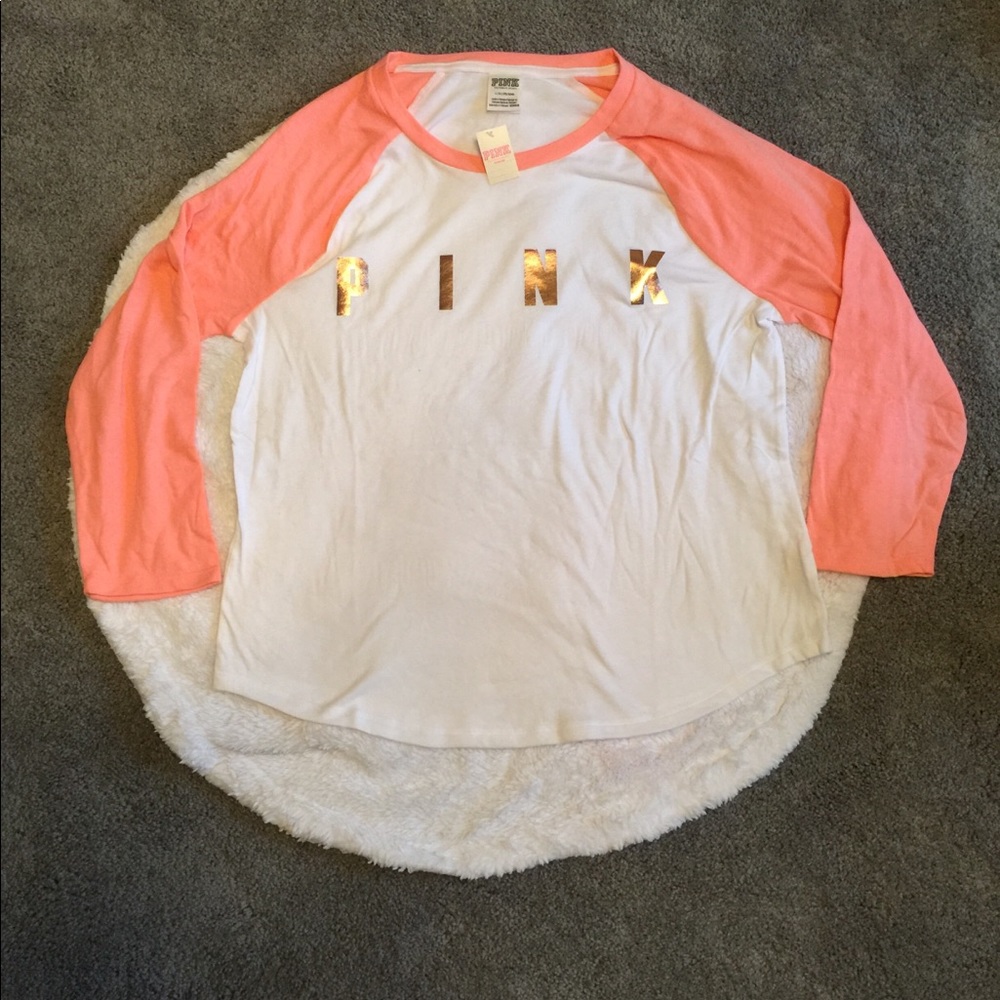NWT Victoria’s Secret baseball tee